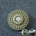 custom vintage style buttons, different types metal buttons with rhinestone